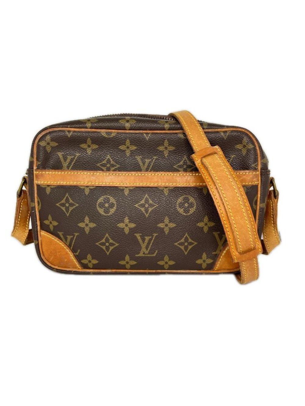 Louis Vuitton Monogram Shoulder Bag Brown